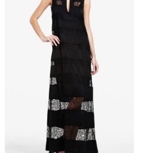 BCBGMaxAzria lace maxi dress Size Small
